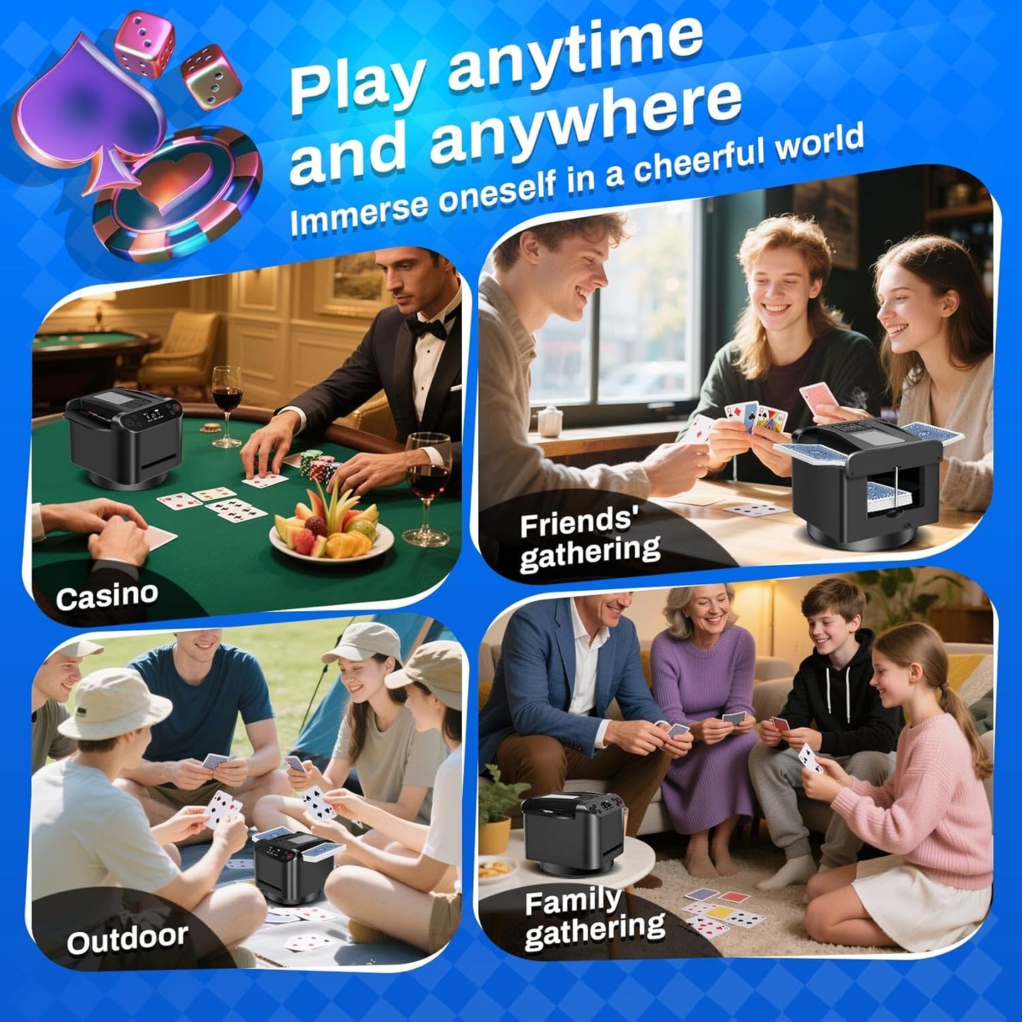 Automatic Card Shuffler and Dealer