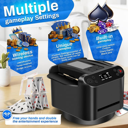 Automatic Card Shuffler and Dealer