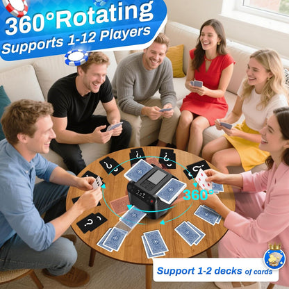 Automatic Card Shuffler and Dealer
